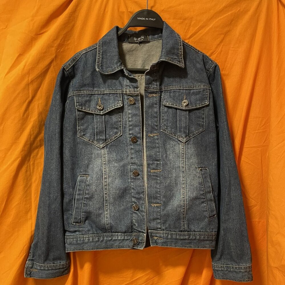 QIBIN brand jean jacket. Small.